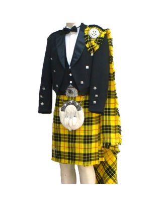 Macleod of Lewis Scottish Tartan Kilt Outfits With Prince Charlie Jacket