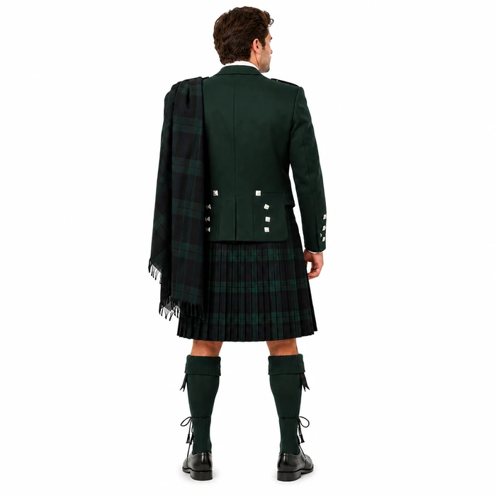 Scottish Wedding Attire With Prince Charlie Jacket - Image 2
