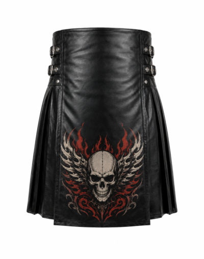 premium leather kilt