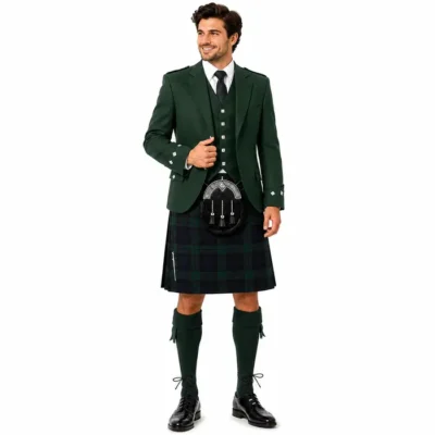 dark green argyle jacket