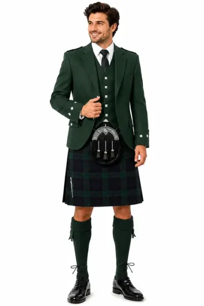 Scottish Wedding Argyle Kilt Outfit For Men