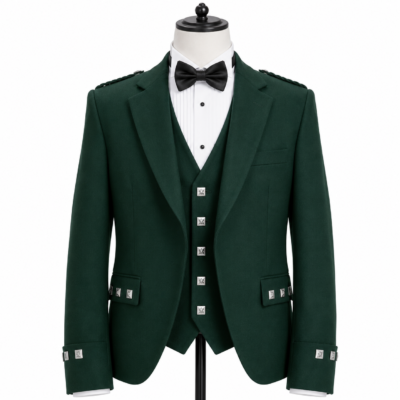 darg green argyle jacket