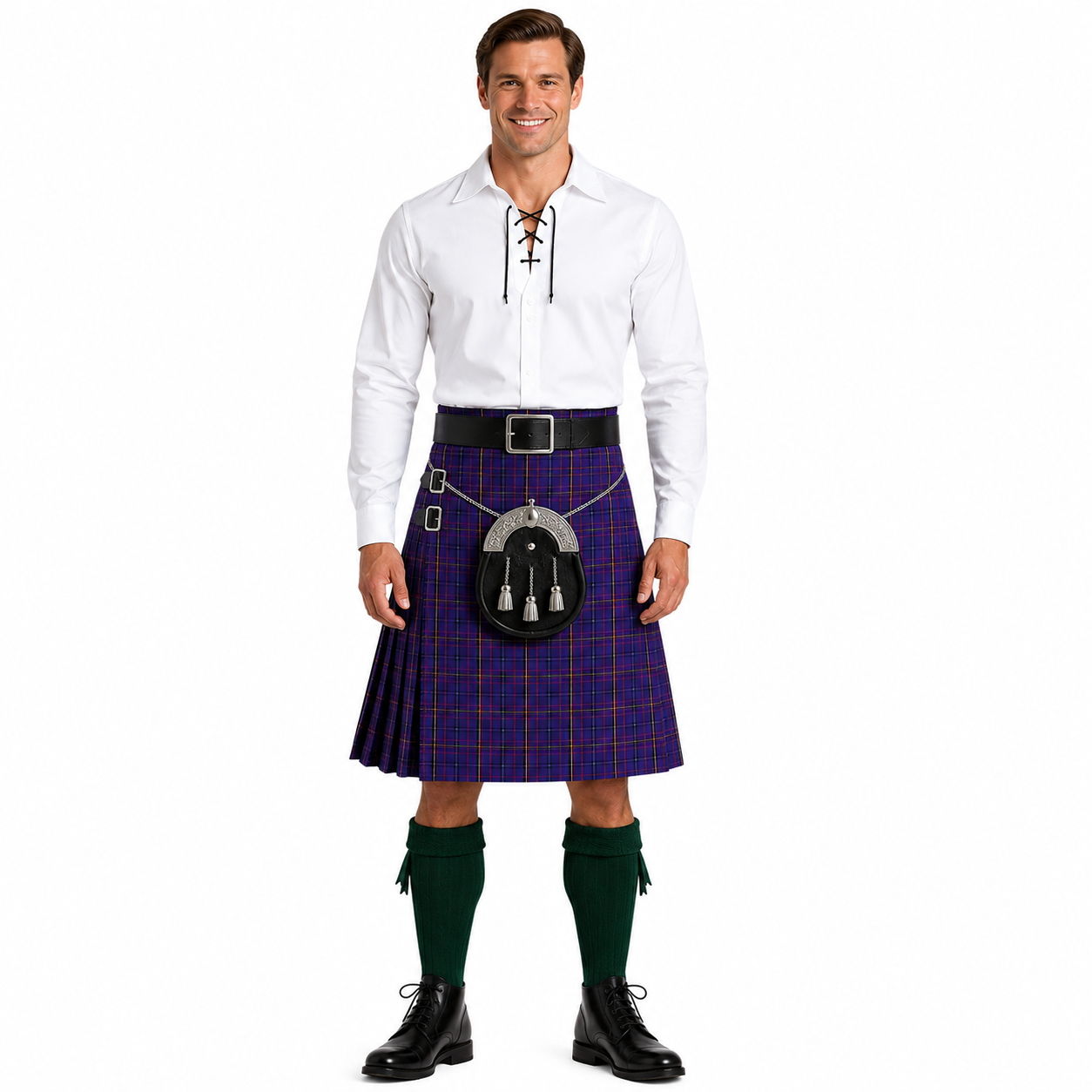 James OF Wales Tartan Kilt - Image 2