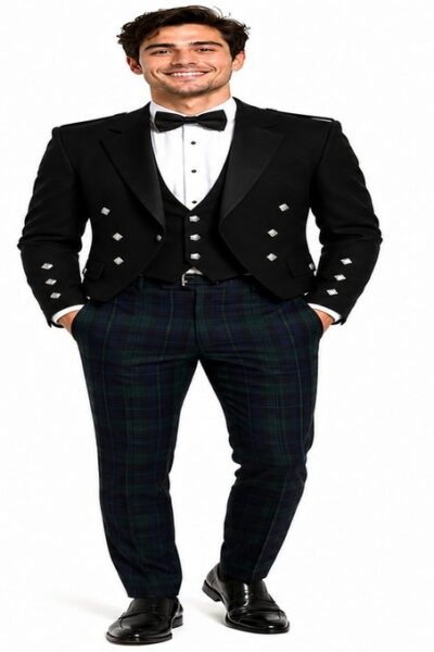 Tartan Trew Outfit With Argyle Jacket