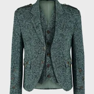 Argyle Tweed Jacket For Men