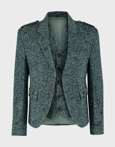 Argyle Tweed Jacket For Men