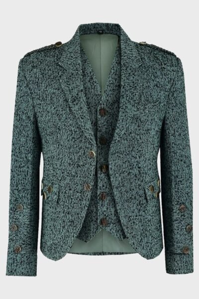 Argyle Tweed Jacket For Men