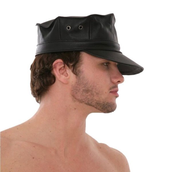 Army Stylish Leather Hat