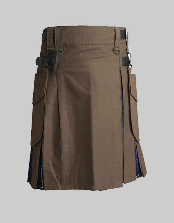BFOWN UTILITY AND TARTAN HYBRID KILT
