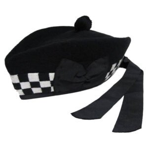 Black and White Scottish Hat