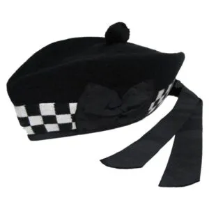 Black and White Scottish Hat