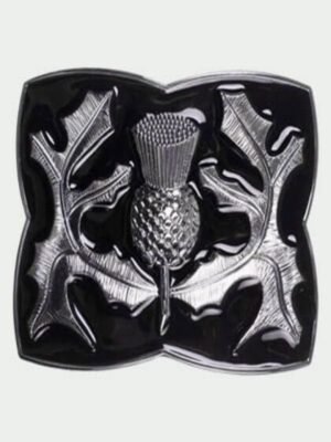 Celtic Black Kilt Buckle