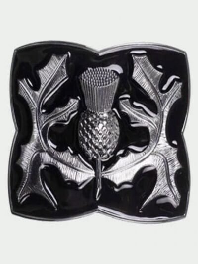 Celtic Black Kilt Buckle