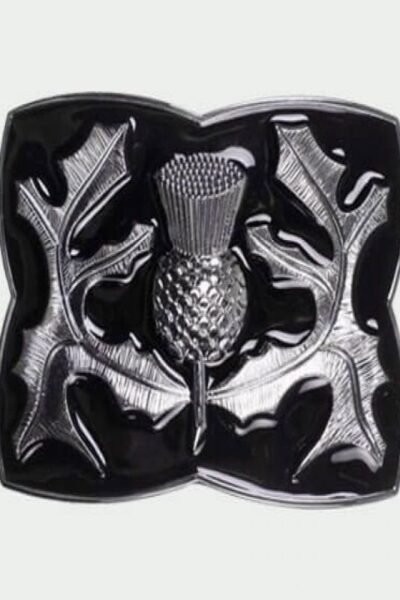 Celtic Black Kilt Buckle