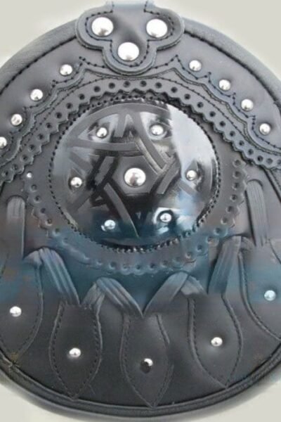 Black Leather Dubhag Hunting Sporran