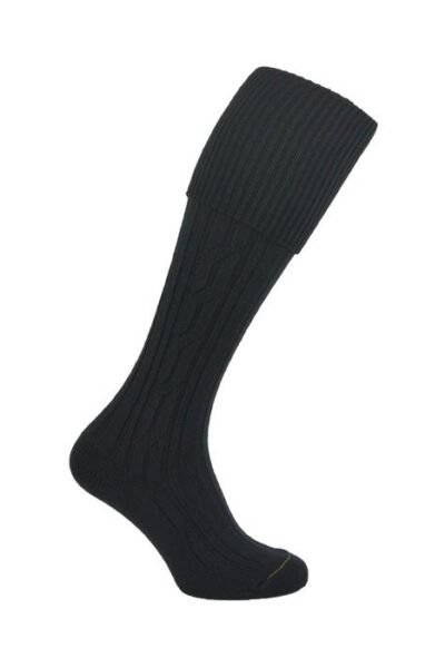 Black Kilt Sock