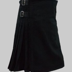 Black Tartan Kilt For Men