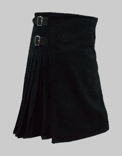 Black Tartan Kilt For Men
