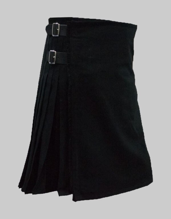 Black Tartan Kilt For Men