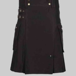 BLACK UTILITY KILT