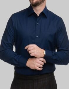 Dark Blue Dress Shirt
