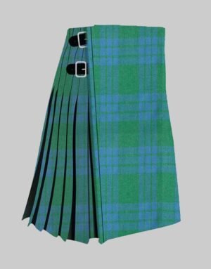 Blue Montgomery Green Ancient Tartan kilt