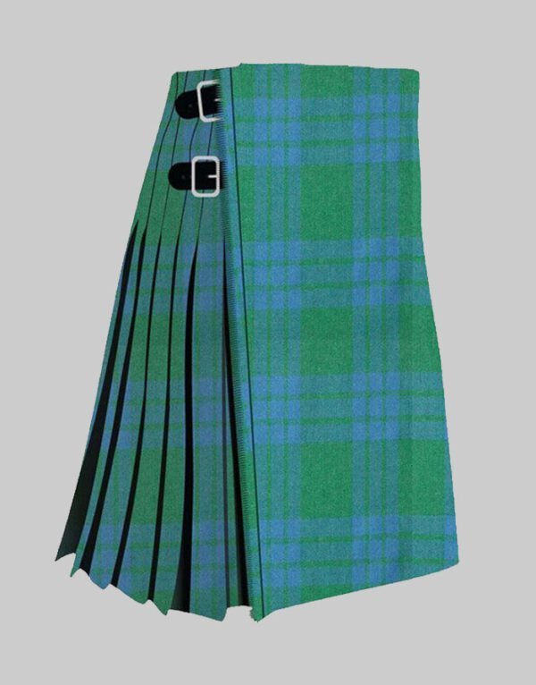 Blue Montgomery Green Ancient Tartan kilt