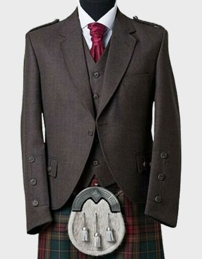 Brown Argyle Jacket