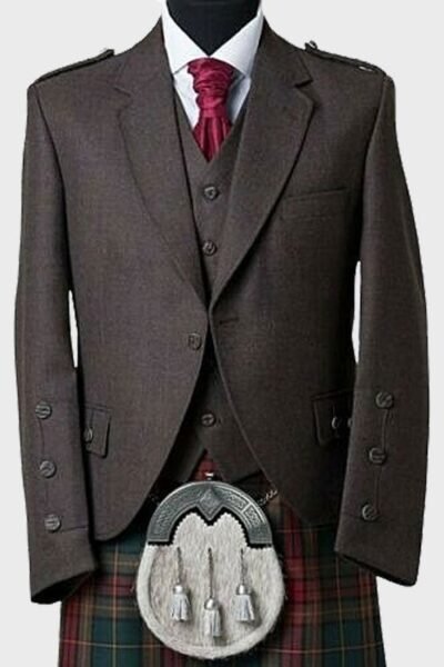 Brown Argyle Jacket