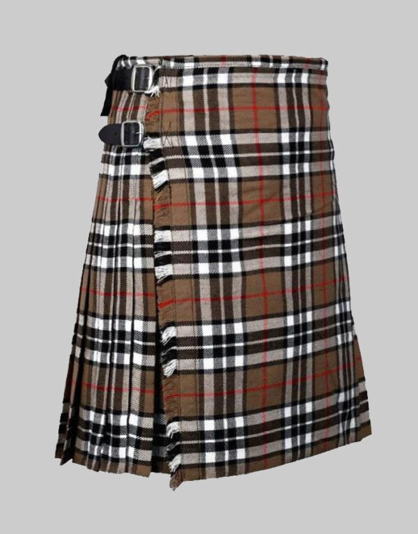 Camel Of Thompson Tartan Kilt