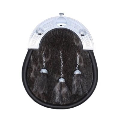 Chocolate Highland Sealskin Full Dress Sporran