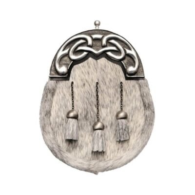 Chrome Knot And Tage Rabbbit Fur Sporran