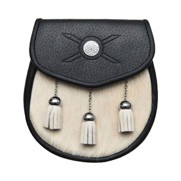 Cross And Stud Calfskin Semi Dress Sporran