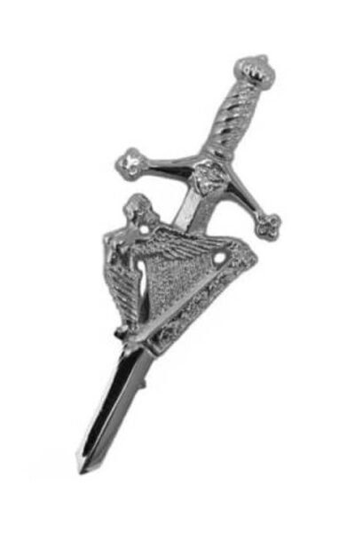 Custom Irish Harp Kilt Pin