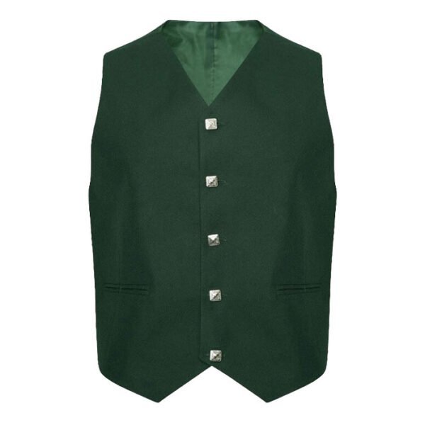 Dark Green Argyle Kilt Jacket - Image 4