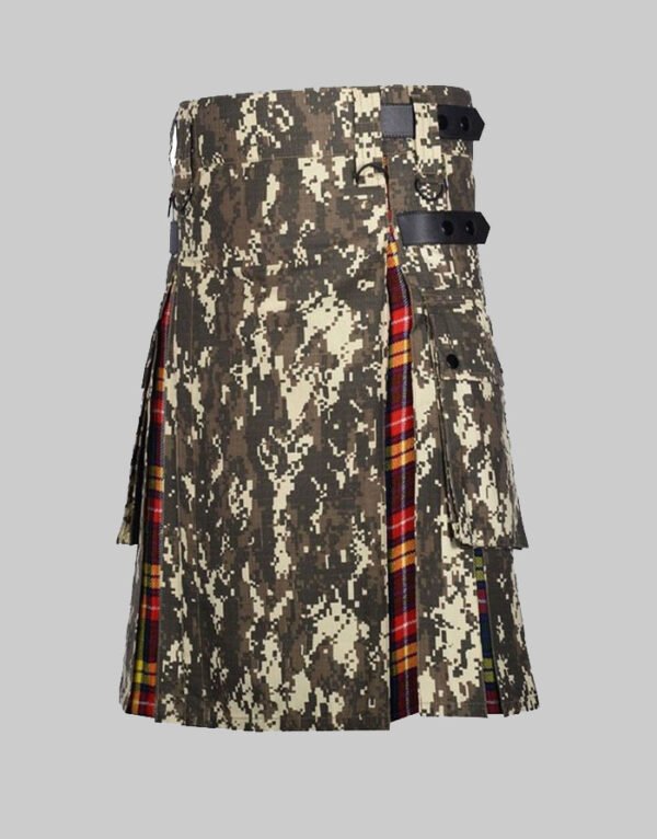 Digital Camo & Buchanan Hybrid Tartan Kilt