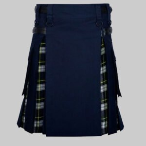 Dress Gordon Tartan Navy Blue Utility Kilt Hybrid Modern Kilt