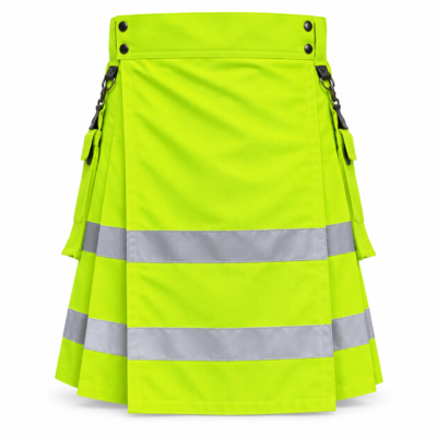 High-Visibility Firefighter Utility Kilt for Men