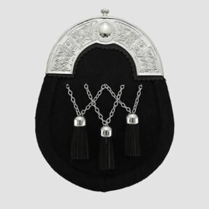 black Fur Full Dress Sporran