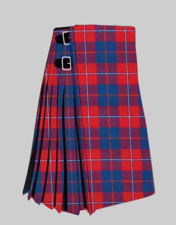 Galloway Red Modern Tartan Kilt