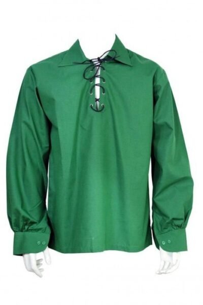 Green Scottish Kilt Shirt