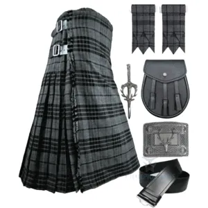 GREY WATCH TARTAN KILT SET