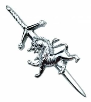 Highland Scottish Rampant Lion Kilt Pin