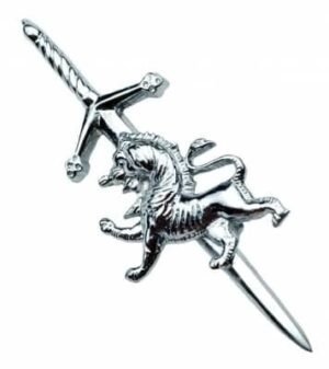 Highland Scottish Rampant Lion Kilt Pin