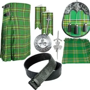 Irish National Tartan Kilt Set