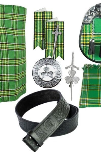 Irish National Tartan Kilt Set