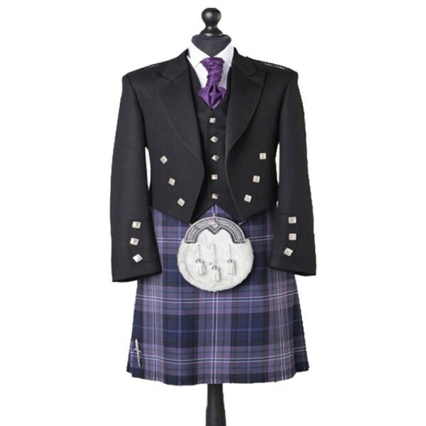 Modern Prince Charlie Tartan Kilt Outfits