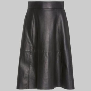 New Black Leather Stylish Kilt For Men