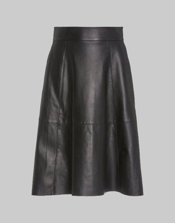 New Black Leather Stylish Kilt For Men