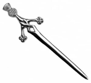Claymore Thistle Head Kilt Pin